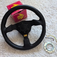 Omp leather steering for sale  LEEDS