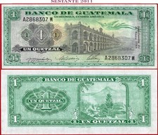Guatemala quetzal 1966 usato  Toritto