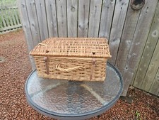 Vintage wicker picnic for sale  MORPETH