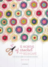 12 Months of Crochet with RedAgape: Your Creative Planner for Year-Round Croche comprar usado  Enviando para Brazil