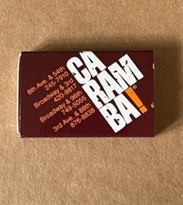 Caramba matchbook new for sale  Nahant