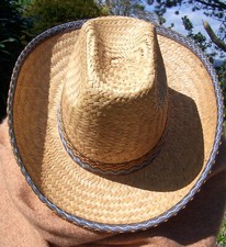 Stroh cowboyhut large gebraucht kaufen  Dörentrup