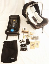 CONJUNTO COMPLETO DE ASSENTO DE CARRO NUNA PIPA + base PipaFIX Isofix e inserção NEW BORN + papelada comprar usado  Enviando para Brazil