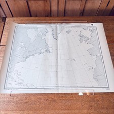 Vintage gnomonic chart for sale  PLYMOUTH