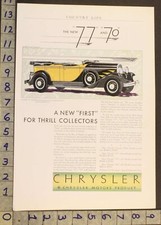 1929 chrysler phaeton for sale  Branch