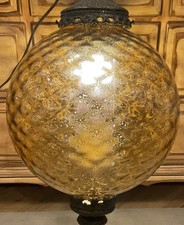 Vintage amber globe for sale  Northport
