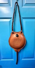 Leather water canteen for sale  Billings