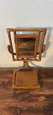 Rattan table mirror for sale  Evans