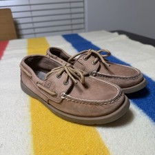 Mocassim de couro original Sperry sapatos de barco, meninos 5 M (feminino 6.5) marrom comprar usado  Enviando para Brazil