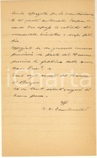 1911 bovegno lettera usato  Milano