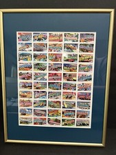 Conjunto de 50 selos estaduais Greetings From America 34 centavos emoldurados, informações estaduais na parte de trás comprar usado  Enviando para Brazil