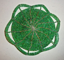 Green beaded pad for sale  Howell