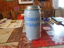 1ltr steinkrug zinndeckel gebraucht kaufen  Waldmünchen