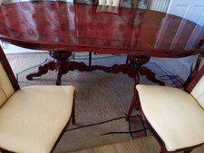 italian inlaid dining table for sale  BASILDON