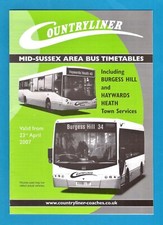 Bus timetable countryliner for sale  BIRMINGHAM