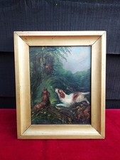 Antique small oil for sale  UK