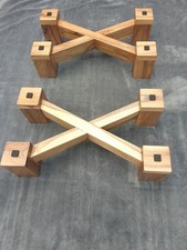 Używany, Pair Solid Wood Stand - American Walnut JBL 4343 , 4344 , 4348. na sprzedaż  PL