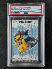 Cartão de visita 2016 Pokemon PONCHO-WEAR PIKACHU mega campanha - Charizard X PSA 7 comprar usado  Enviando para Brazil
