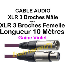 Câble xlr broches d'occasion  Gueugnon