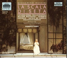 ROSSINI - LA SCALA DI SETA - SERRA - BARTOLI - MATTEUZZI - FERRO comprar usado ROSSINI - LA SCALA DI SETA - SERRA - BARTOLI - MATTEUZZI - FERRO comprar usado  Enviando para Brazil