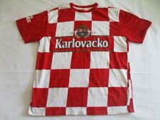 Camiseta KARLOVACKO PIVO - # ZA ROĐENE OPTIMISTE CROATIA PROMO VERMELHA/BRANCA Tamanho XXL comprar usado  Enviando para Brazil