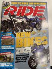 Ride magazine jan25 for sale  DROITWICH