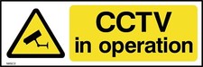 Cctv operation sign for sale  WARE
