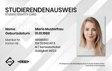 Studentenausweis stripes perso gebraucht kaufen  Aschaffenburg