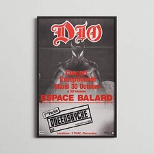 Authentique Rétro Poster - Dio - "The Last in Line" - Espace Balard - 1984 comprar usado  Enviando para Brazil