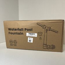 Usado, Fonte de piscina para piscinas acima e no solo, spray duplo cachoeira sprinkler Foun comprar usado  Enviando para Brazil