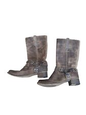 Botas femininas de couro marrom desgastado Bed Stu Opal Harness tamanho 9,5 em excelente estado usado  comprar usado  Enviando para Brazil