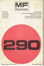 MASSEY FERGUSON MF 290 TRATOR ORIGINAL 1981 CATÁLOGO DE PEÇAS DE FÁBRICA comprar usado  Enviando para Brazil