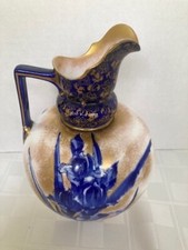 Blue iris pitcher for sale  East Amherst