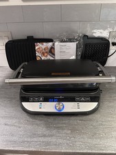 Churrasqueira e chapa elétrica Pampered Chef Deluxe nova não usada, caixa aberta A00 comprar usado  Enviando para Brazil