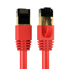 Usado, Cabo Ethernet CAT8 RED SFTP 40Gbps 2GHz fio LAN de cobre 0,5 pés a 75 pés lote múltiplo comprar usado  Enviando para Brazil
