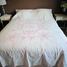 Vtg white cotton for sale  Blandon
