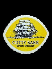 Vintage Cutty Sark Scotch Whisky Drink Coaster Mat Escócia, usado comprar usado  Enviando para Brazil