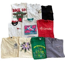 Lote 10 camisetas roupas vintage revenda atacado ponto único EUA camisetas bum GG comprar usado Lote 10 camisetas roupas vintage revenda atacado ponto único EUA camisetas bum GG comprar usado  Enviando para Brazil