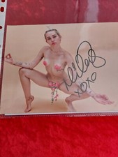 Photo dédicacée miley d'occasion  Cherbourg-Octeville-
