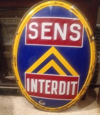 Plaque émaillée citroën d'occasion Plaque émaillée citroën d'occasion  Givors