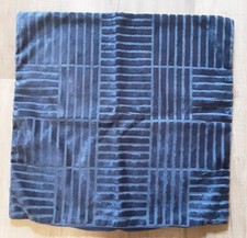 Kissenhülle blau samt gebraucht kaufen  Kerken