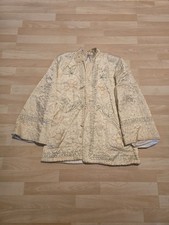 Jaqueta de cama japonesa vintage feminina pequena feita à mão bordada de seda acolchoada anos 40/50 comprar usado  Enviando para Brazil