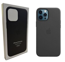 CAPA DE COURO APPLE IPHONE 12 PRO MAX PRETA MEIA-NOITE - GENUÍNA comprar usado  Enviando para Brazil