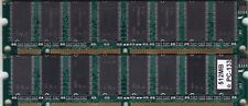 Usado, Kit de memória RAM 1GB 2x512MB PC133 micro chips SDR 64mx64 PC-133 SDRAM DUAL RANK comprar usado  Enviando para Brazil