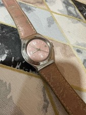 Relógio Swatch Irony Pink YLS409G data feminina aço inoxidável 2006 funcionando comprar usado  Enviando para Brazil