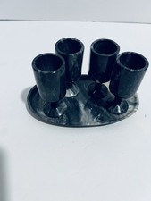 Usado, Conjunto exclusivo de xícaras de tequila de pedra em pedra cinza lavado item raro comprar usado Usado, Conjunto exclusivo de xícaras de tequila de pedra em pedra cinza lavado item raro comprar usado  Enviando para Brazil