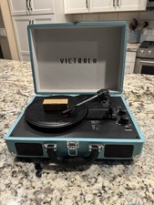 Usado, Victrola BT Mala Gravador com Toca-discos de 3 Velocidades - Turquesa comprar usado Usado, Victrola BT Mala Gravador com Toca-discos de 3 Velocidades - Turquesa comprar usado  Enviando para Brazil