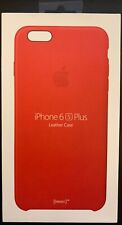 CAIXA ABERTA Capa de Couro Apple iPhone 6s Plus PRODUTO VERMELHO MKXG2ZM/A comprar usado  Enviando para Brazil