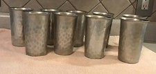  9 Vintage B.W. Copos de alumínio martelado Buenilum comprar usado  Enviando para Brazil