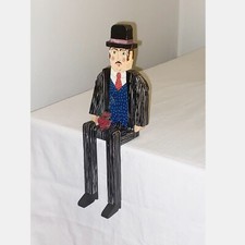 Wooden gentleman painted for sale  LONDON